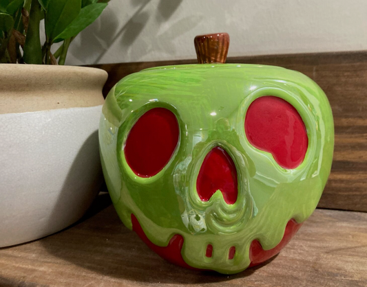 Disney Villains Poison Apple Cookie Jar