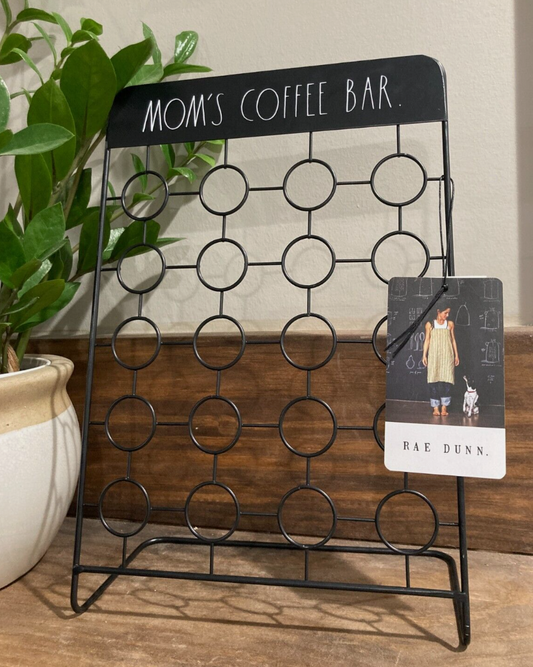 Rae Dunn "Mom's Coffee Bar" 20-Pod Holder